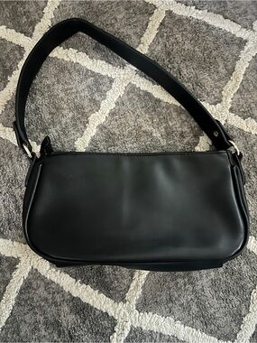 Classic Black Shoulder Bag